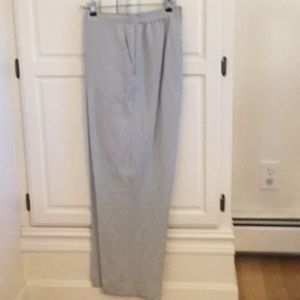 Light Gray Linen & Rayon Pants, Size 12.